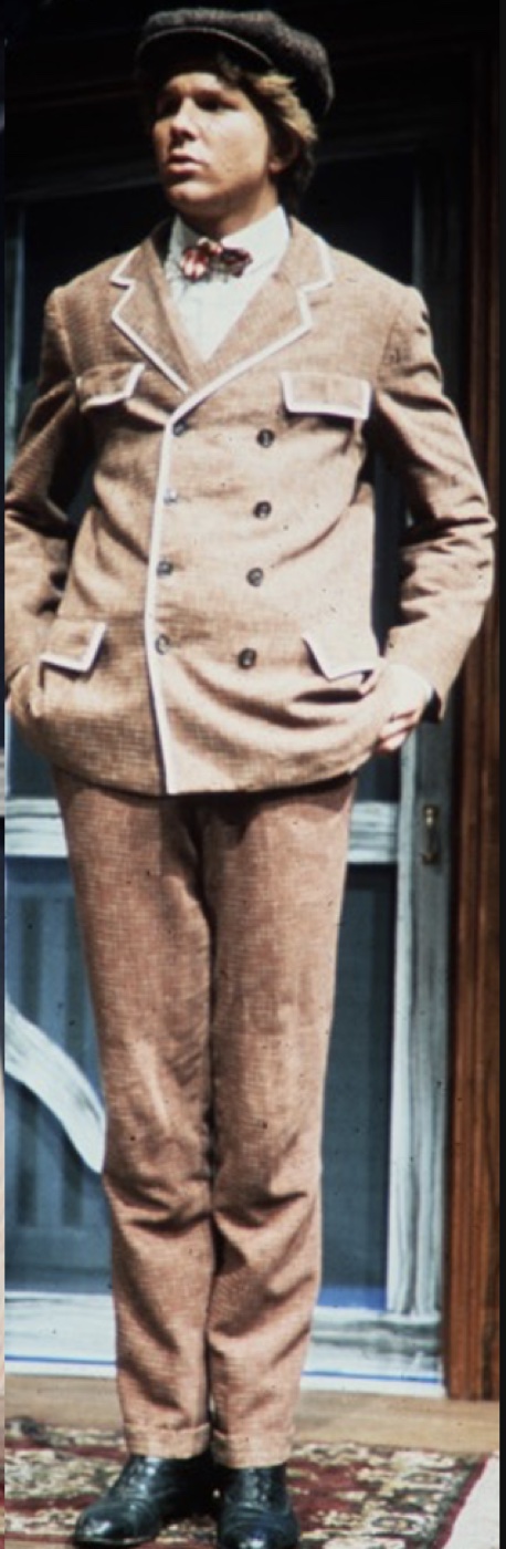 Sam Bottoms as Richard Miller, second costume, Ah, Wilderness!, costumes by Laura Crow