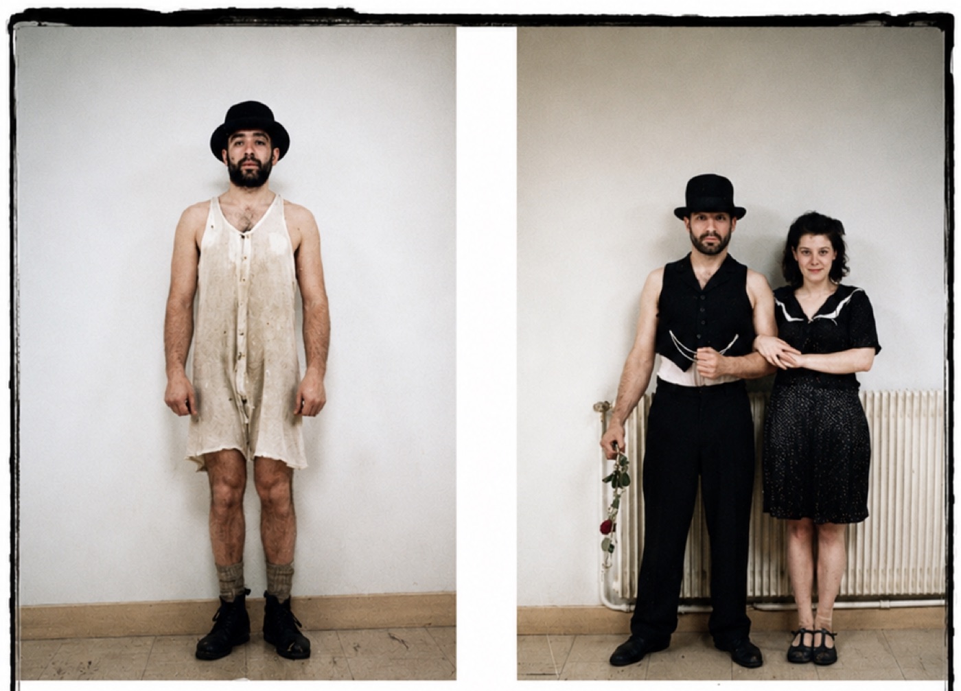Emil Wolk as Mr. Frank with Sheila Burnett as Anne, An Die Musik