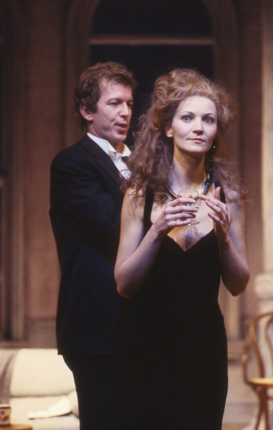 John (Jonathan Hogan) and Anna (Joan Allen) on New Year's Eve, Burn This