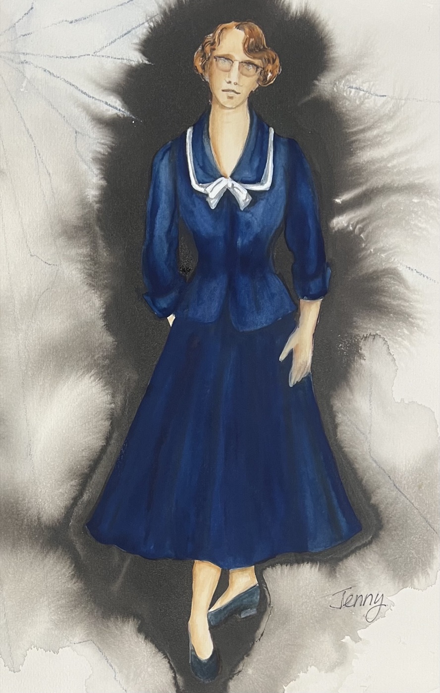 Costume rendering, Death of a Salesman, ACT Seattle 1998