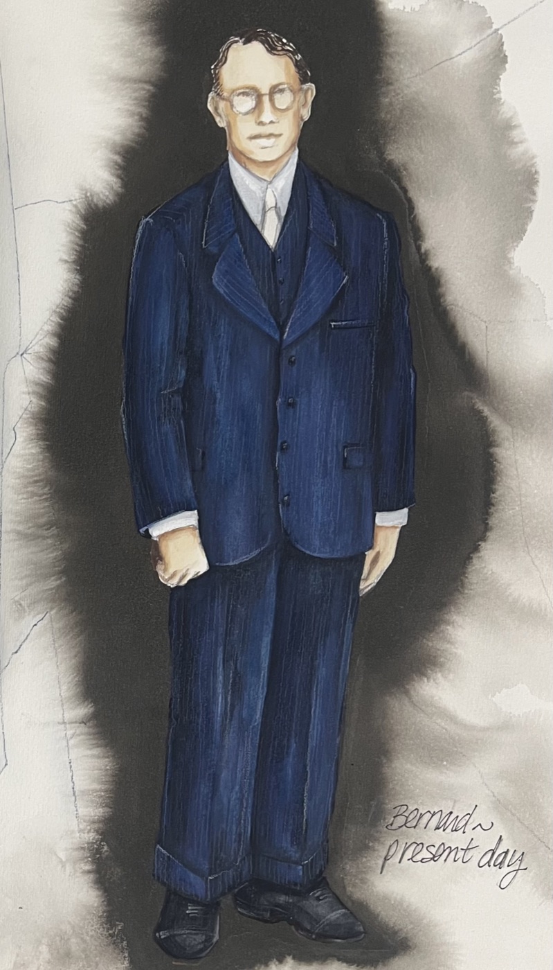 Costume rendering, Death of a Salesman, ACT Seattle 1998