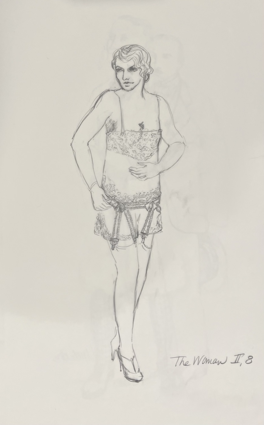 Costume rendering, Death of a Salesman, ACT Seattle 1998
