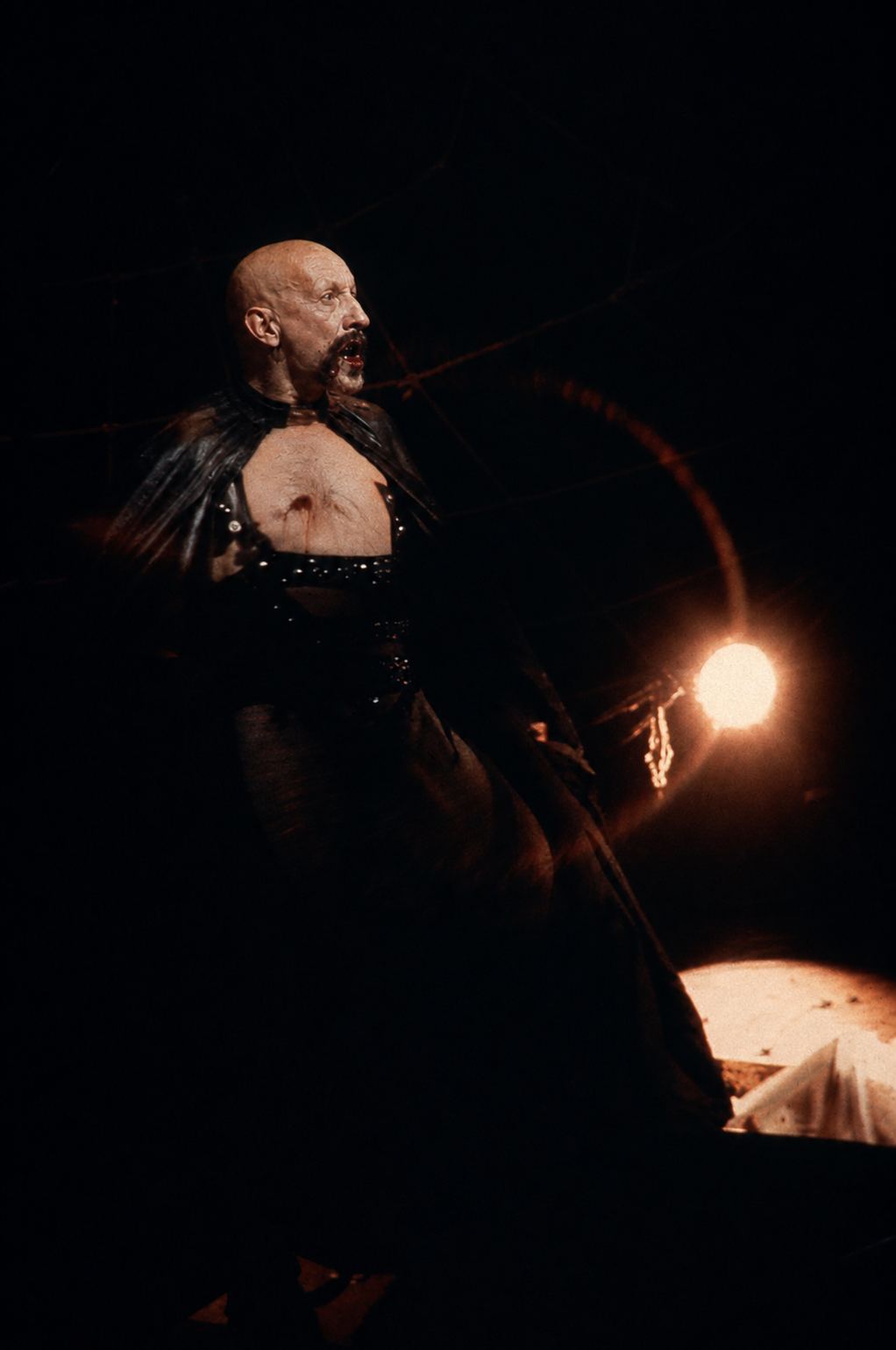 Rod Bedell as Dracula, publicity photograph, Pip Simmons Theatre Group