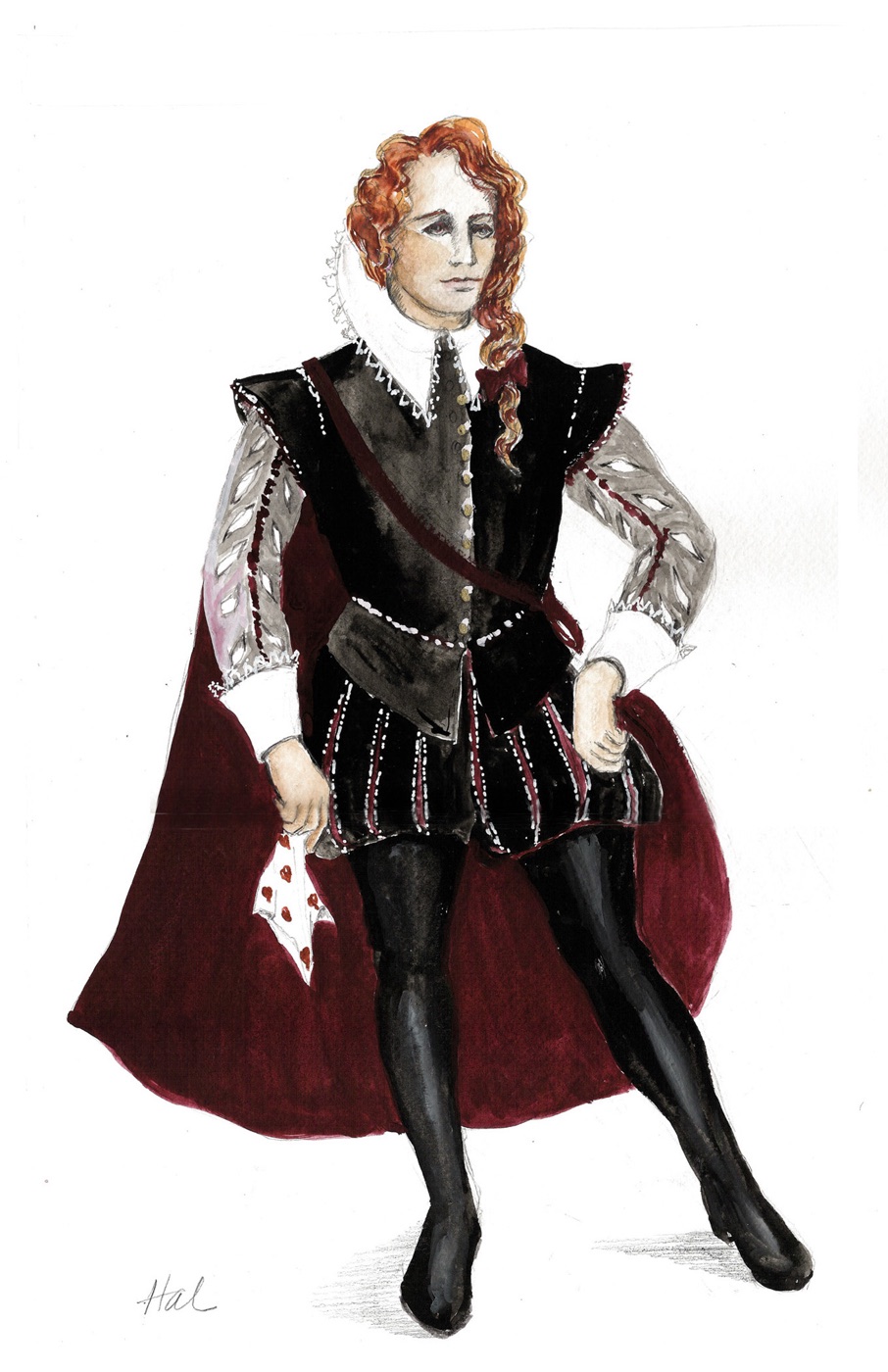 Hal, second costume design, English Channel