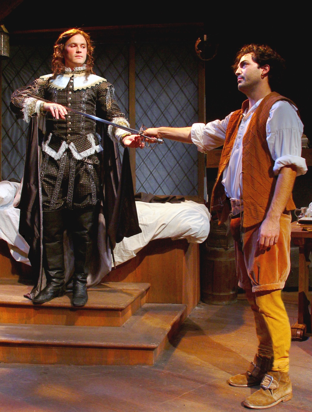 Hal and Will swear an oath, costume design, English Channel