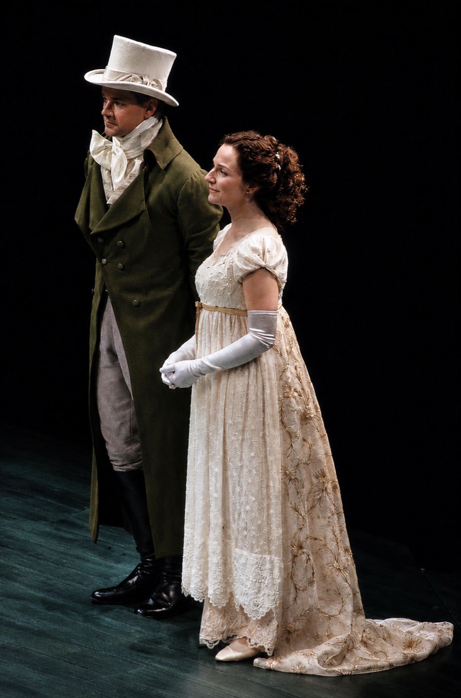 Edward (Andrew May) and Charlotte (Laura Gordon), costume design, Force of Nature