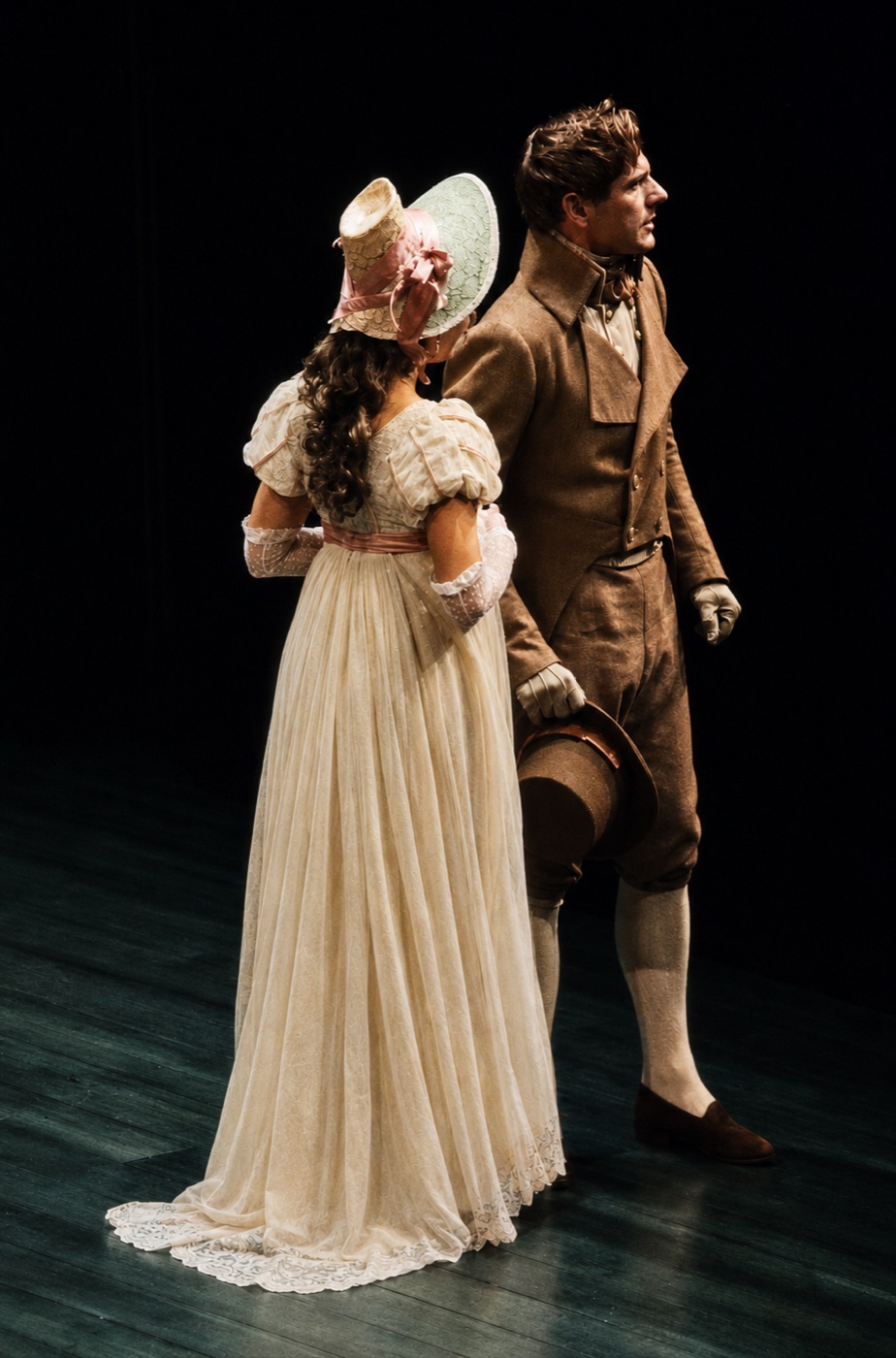 Nicholas (Brian Vaughn) and Lucianne (Deborah Staples), costume design, Force of Nature
