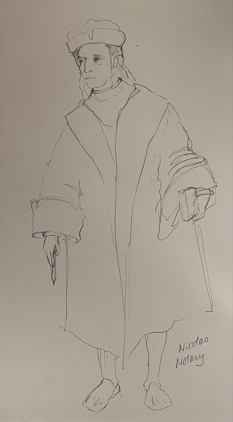Costume rendering, Gianni Schicchi