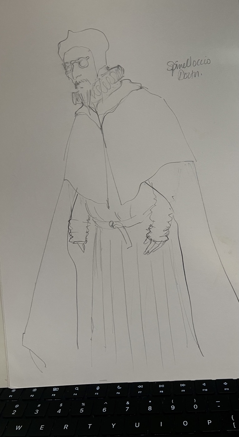 Costume rendering, Gianni Schicchi
