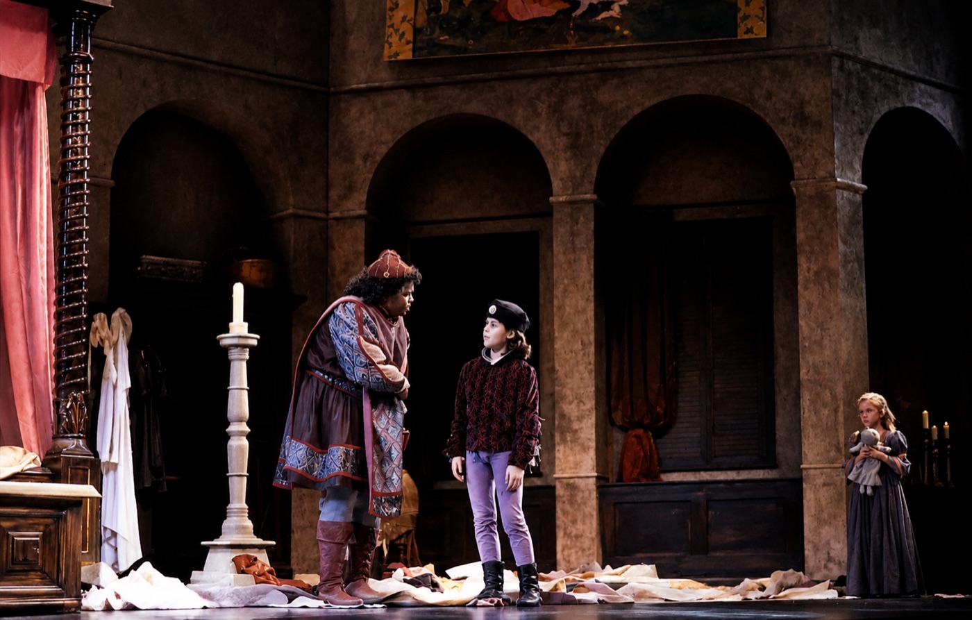 Renuccio and Gherardino, costume design, Gianni Schicchi