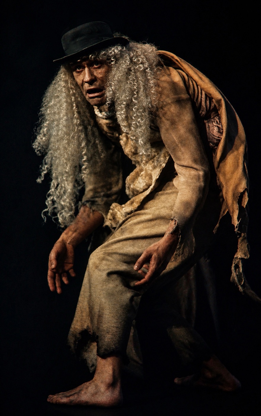 Eric Loeb as Lucky, costume design, Waiting for Godot