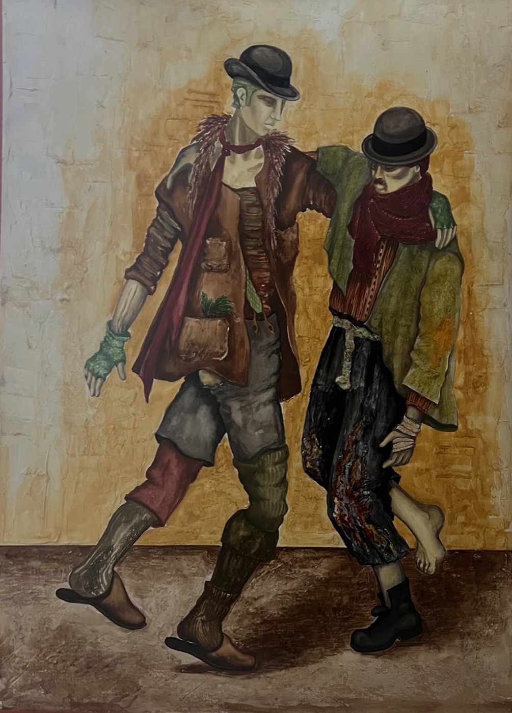 Costume rendering for Didi and Gogo, Waiting for Godot