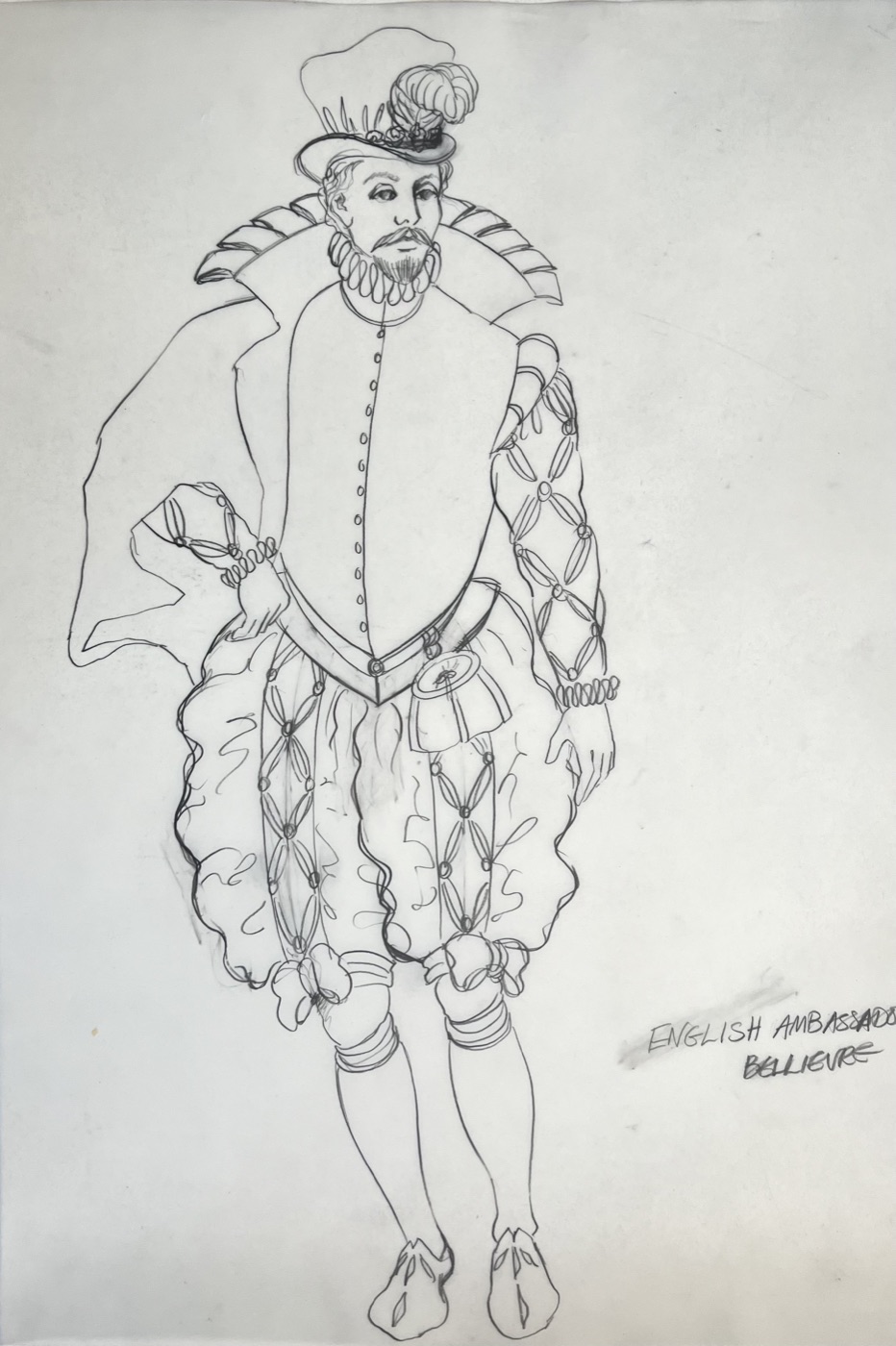 The English Ambassador, costume design, Hamlet