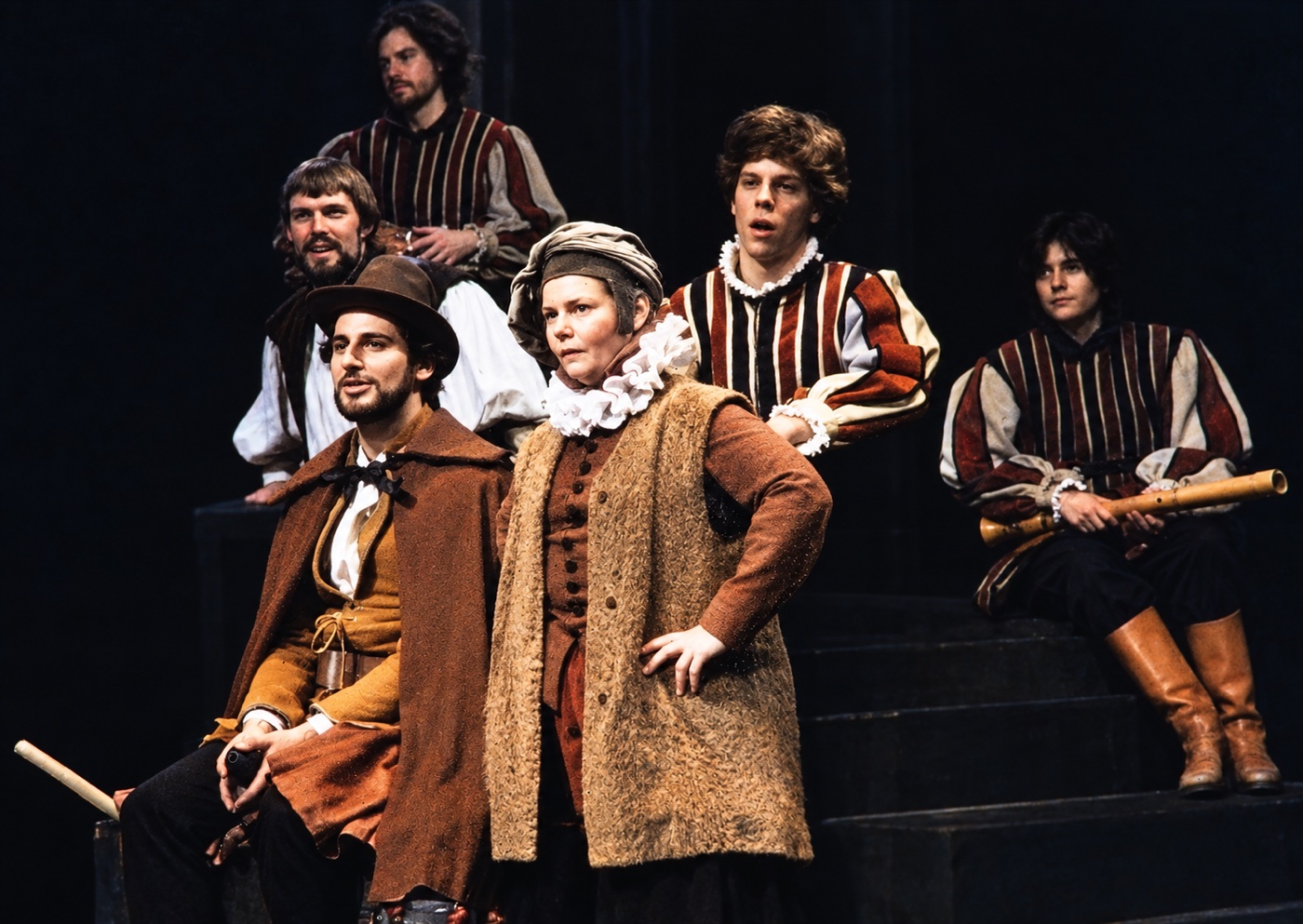 The Players, production photo, Hamlet, costumes by Laura Crow