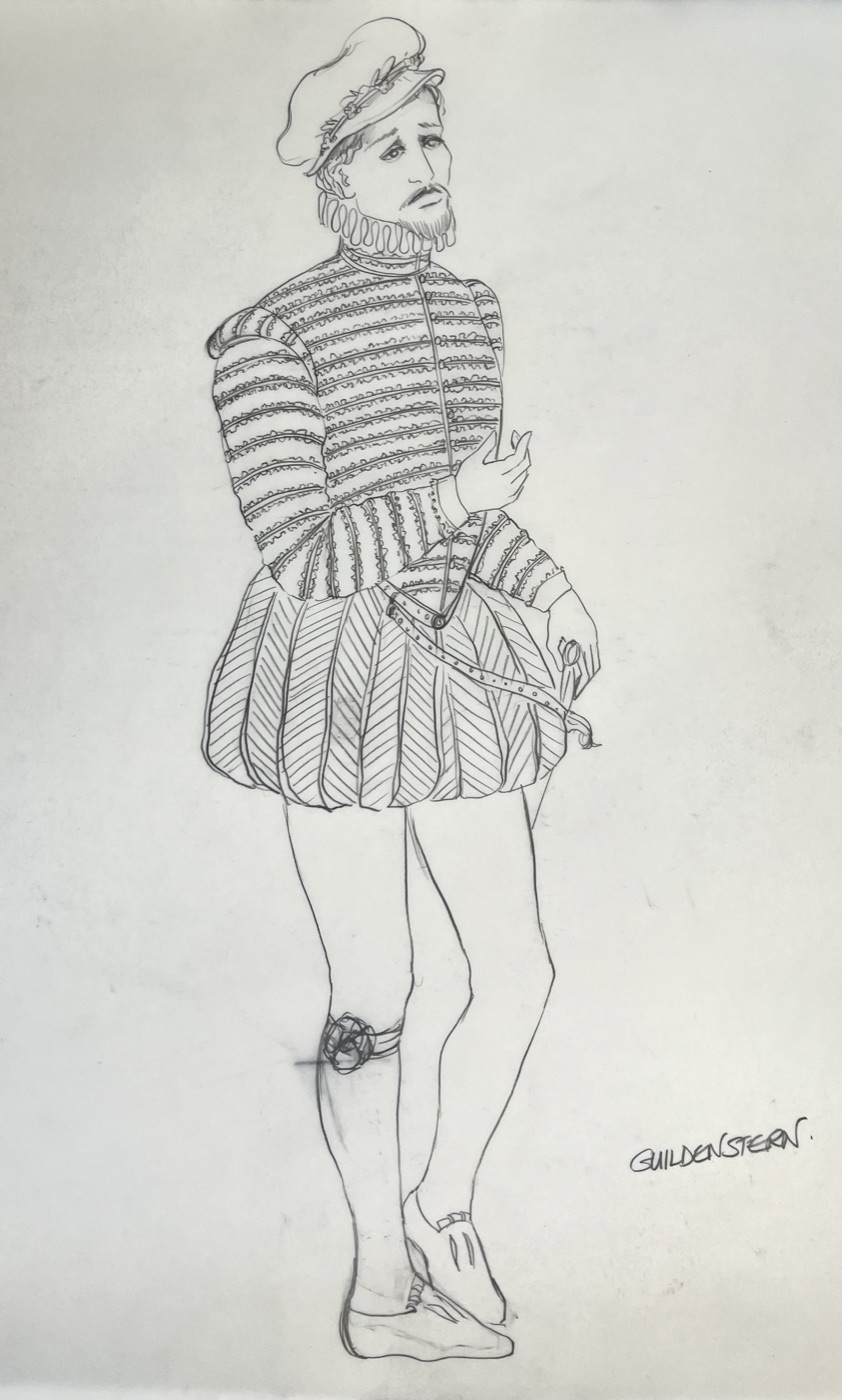 Costume sketch, Hamlet