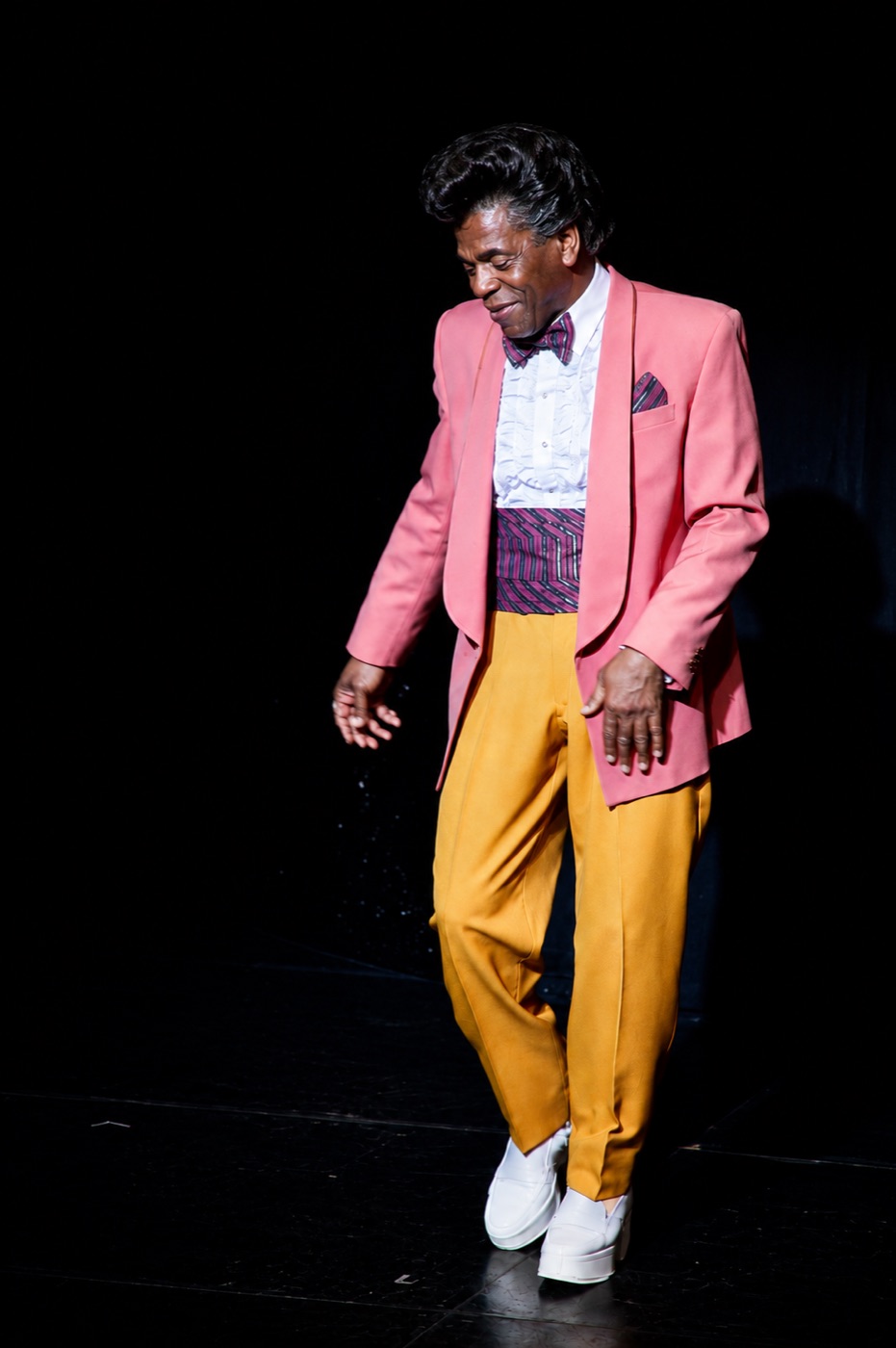 André De Shields in pink jacket, Harlem Nocturne