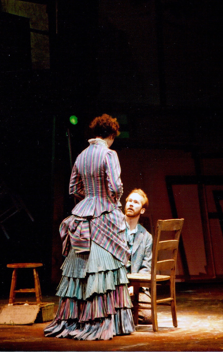 Van Gogh and Marguerite, back view, costume design, Inventing Van Gogh