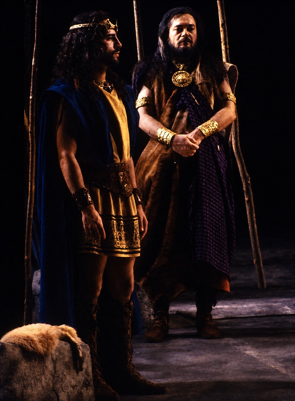 Edgar and Gloucester, costume design, King Lear