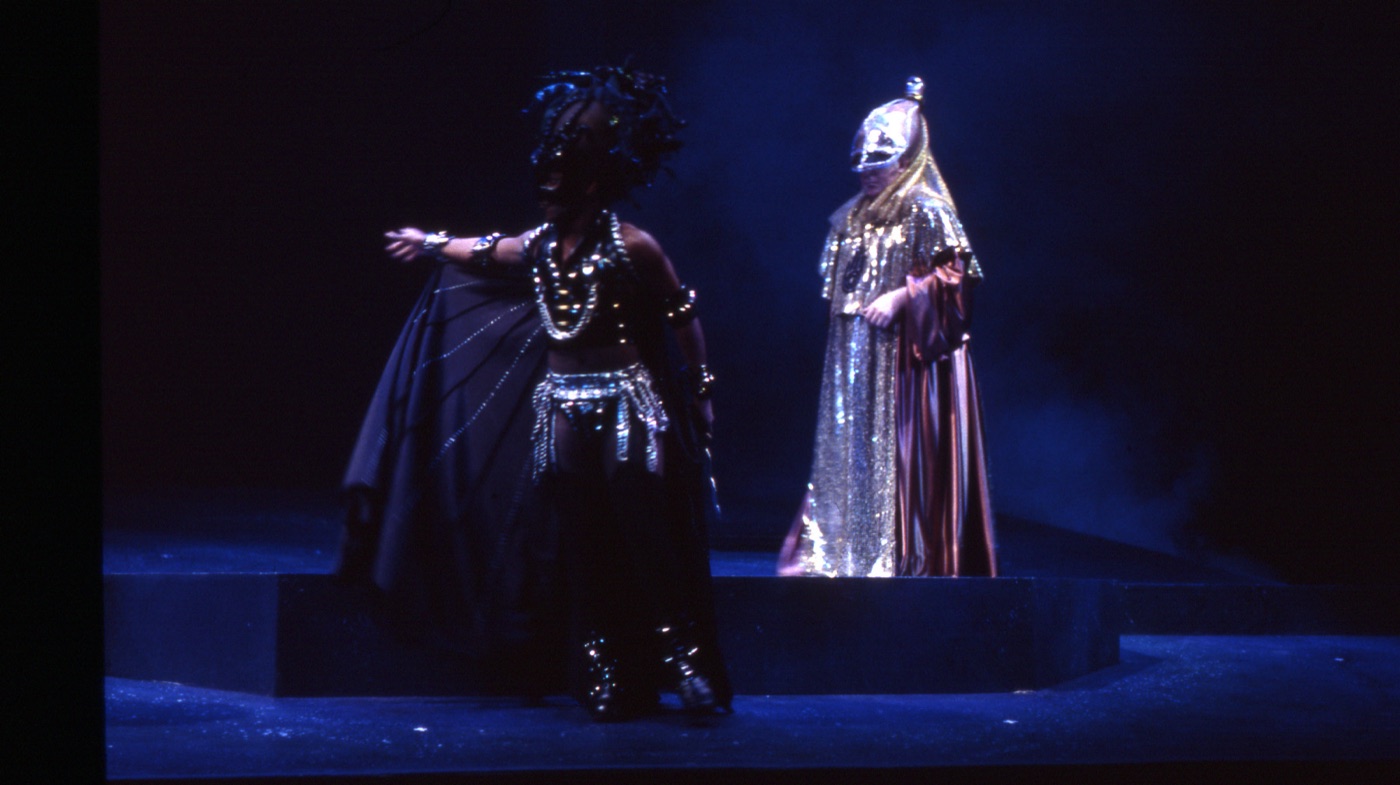 Monostatos and Sarastro, costume design, The Magic Flute