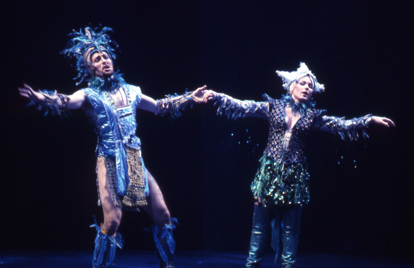 Papageno and Papagena, costume design, The Magic Flute