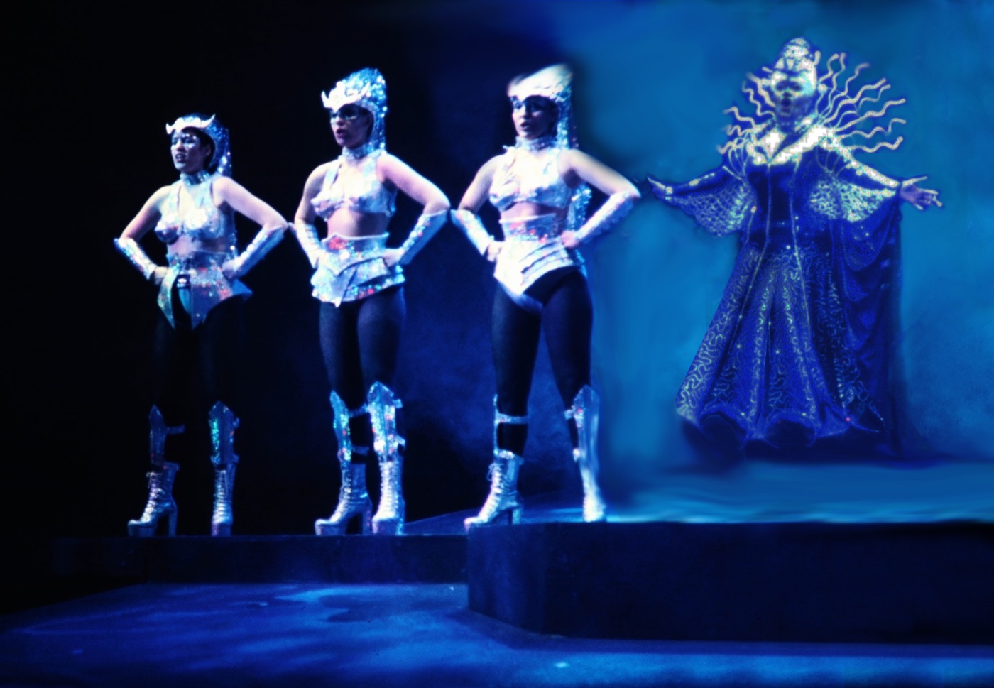 The Queen and her ladies, costume design, The Magic Flute
