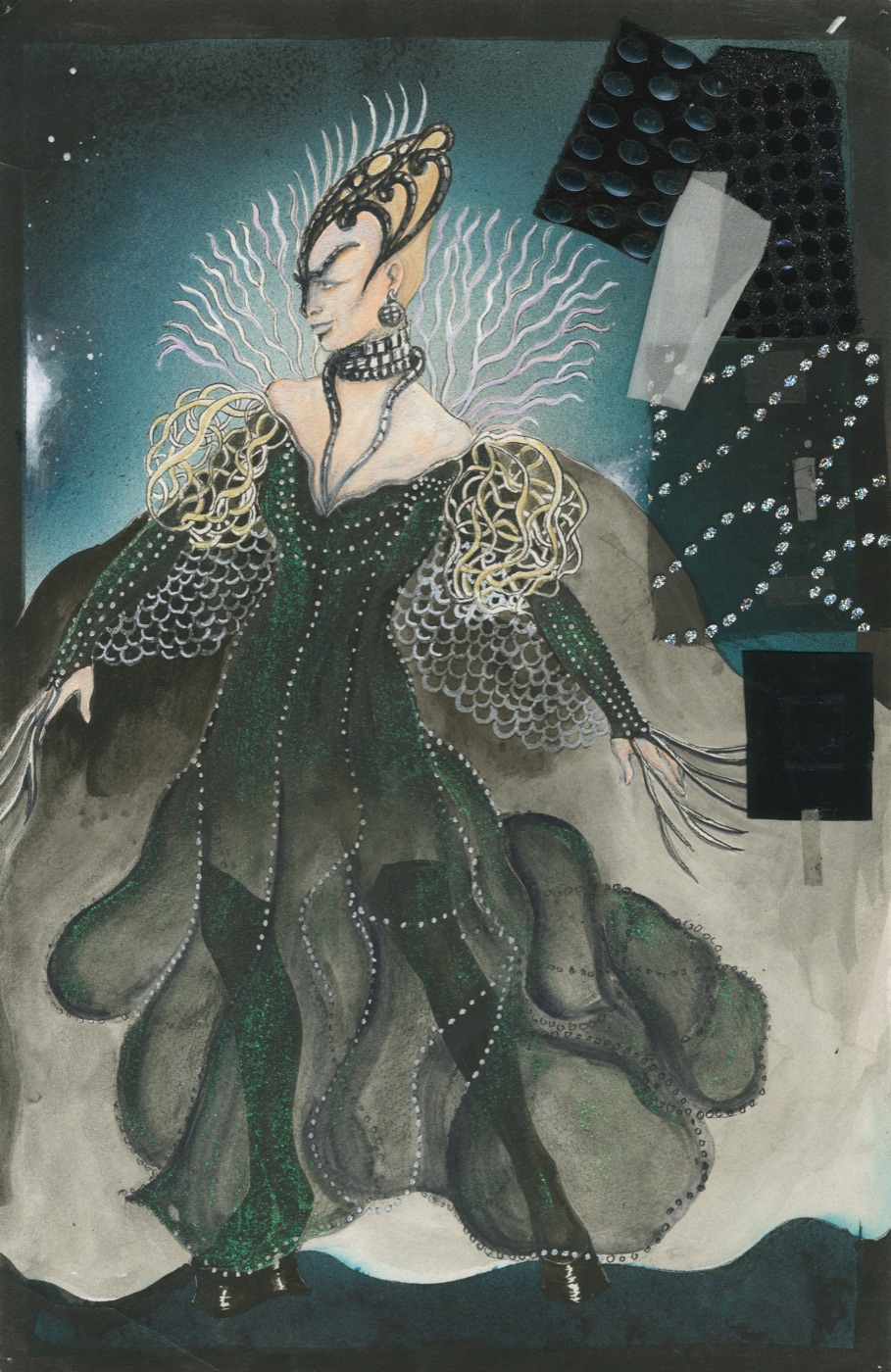 The Queen of the Night, costume design, The Magic Flute
