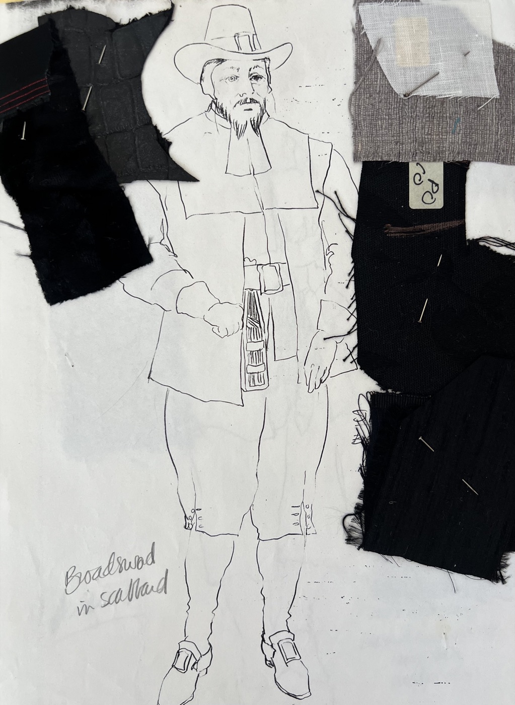 Costume rendering, Merry Wives of Windsor