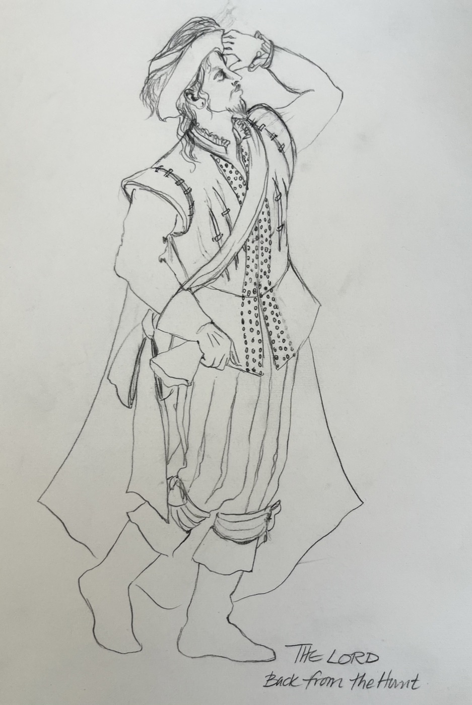 Costume rendering, Merry Wives of Windsor