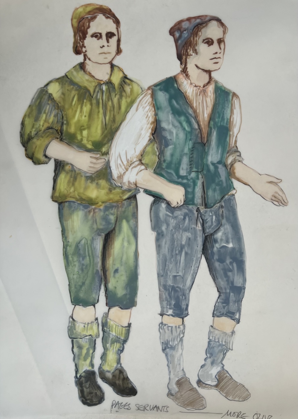 Costume rendering, Merry Wives of Windsor