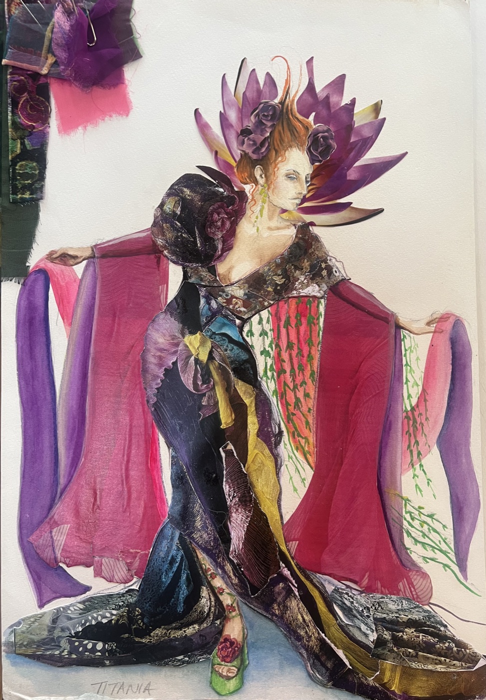 Costume rendering, A Midsummer Night's Dream (opera)