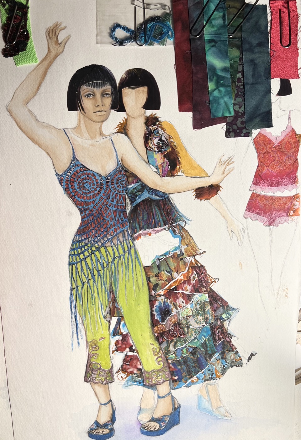 Costume rendering, A Midsummer Night's Dream (opera)