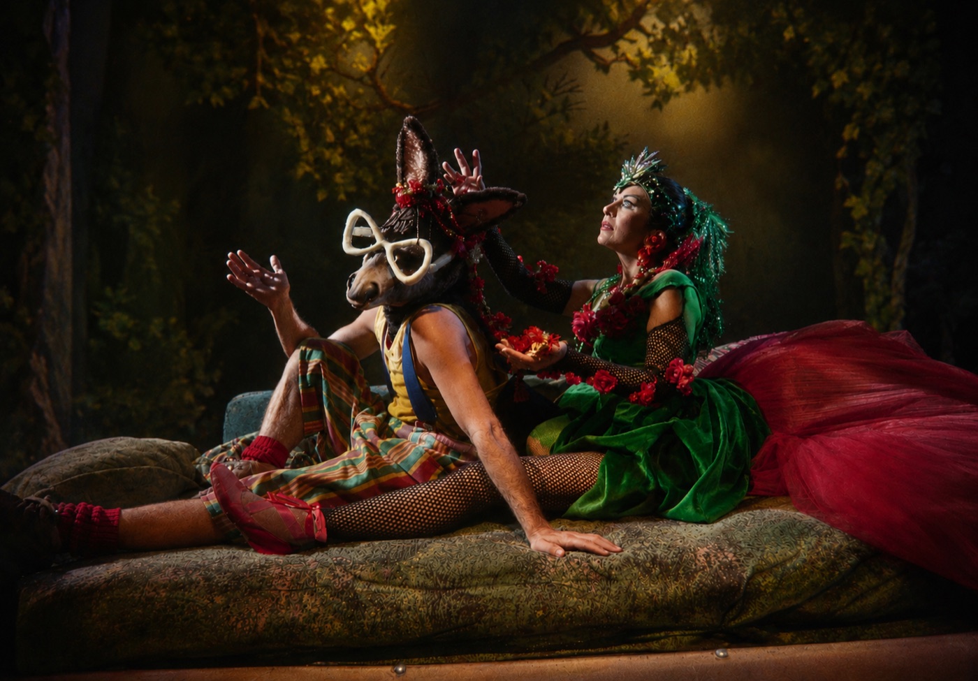 Bottom and Titania, costume design, A Midsummer Night's Dream