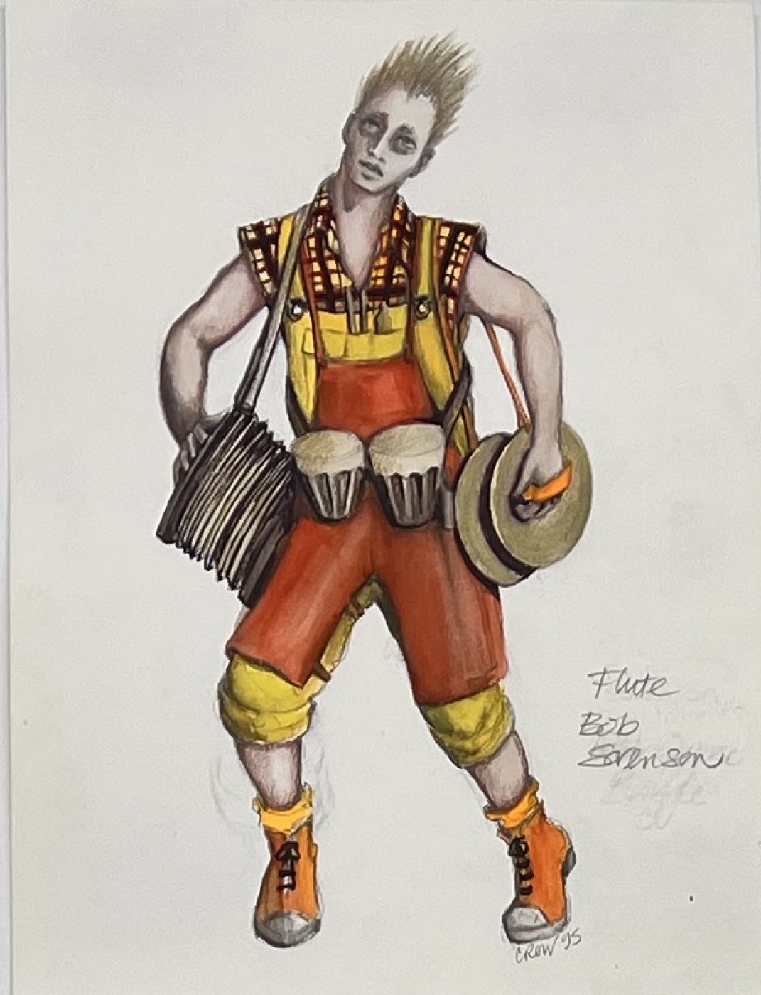 Flute, costume design, A Midsummer Night's Dream