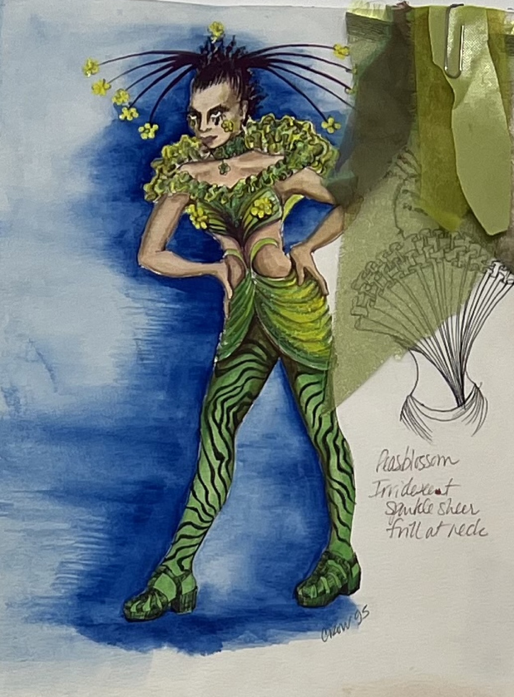 Peaseblossom, costume design, A Midsummer Night's Dream