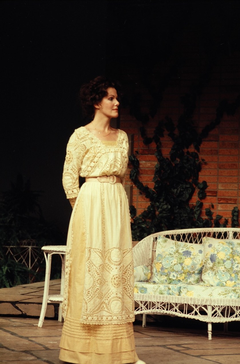 Hypatia (Lynn Redgrave), side view, costume design, Misalliance, by Laura Crow