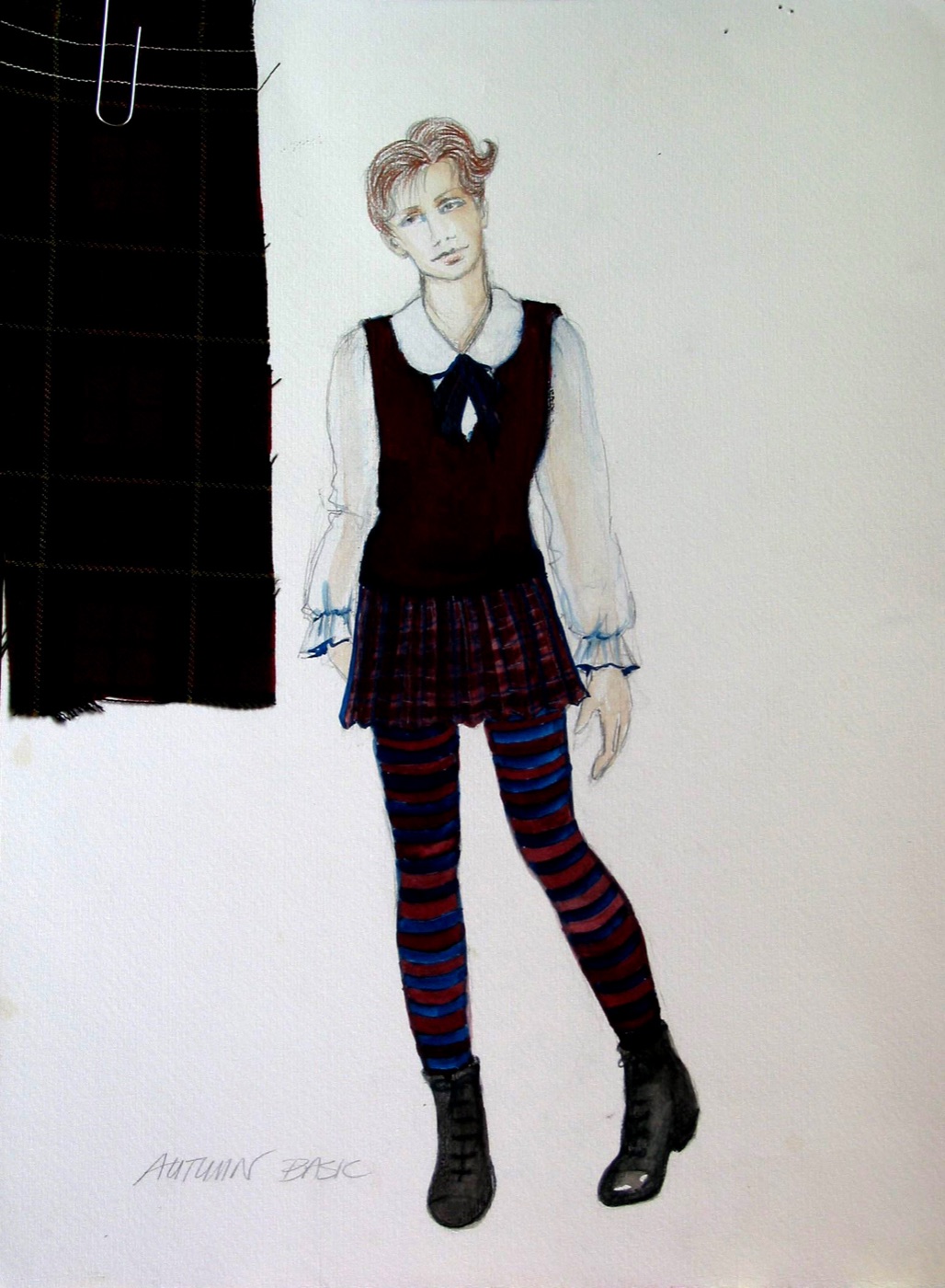 Autumn in a basic schoolgirl costume, Once Upon a Forest