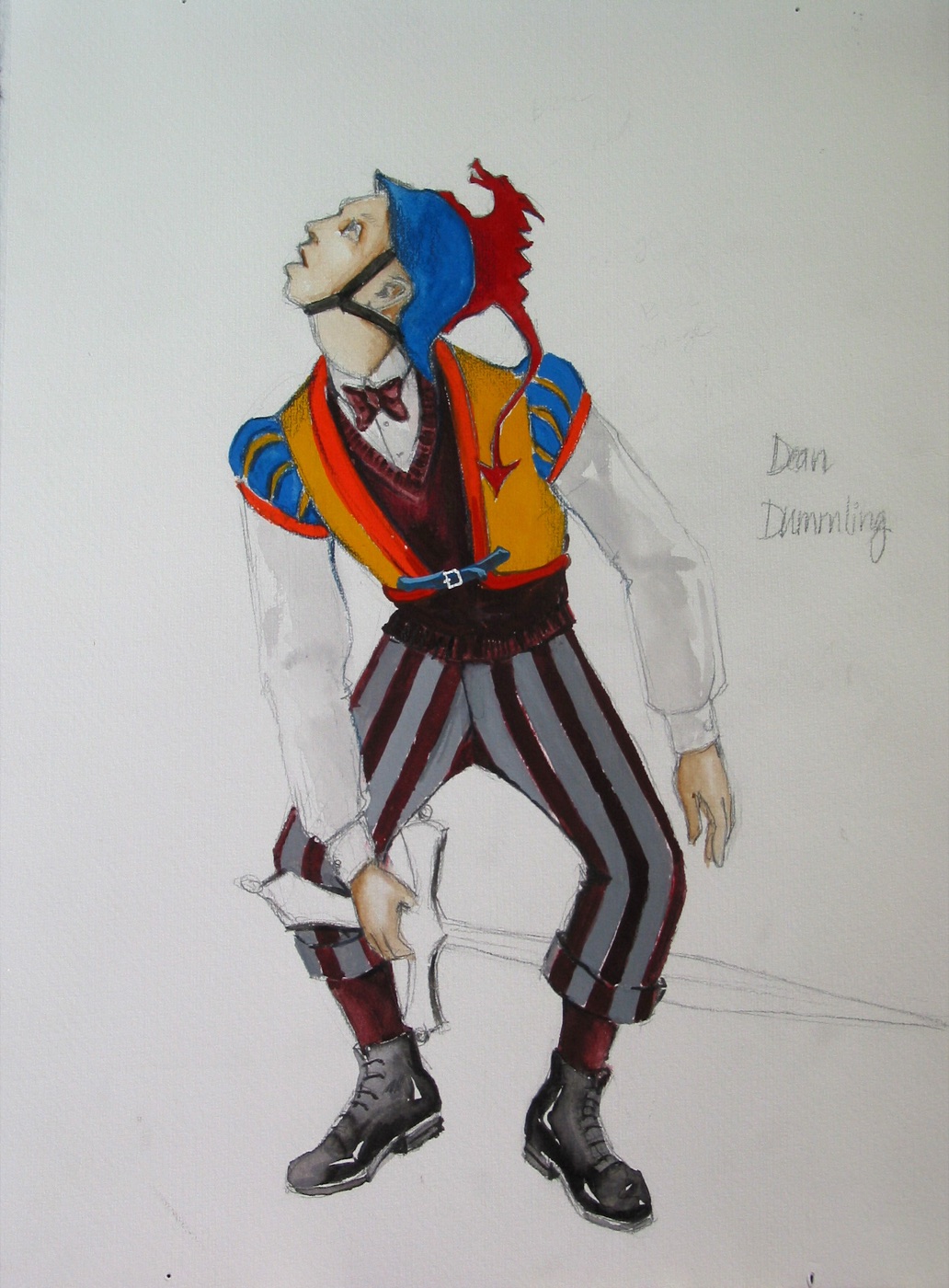 Dean as the Dummling Dragon Slayer, costume design, Once Upon a Forest