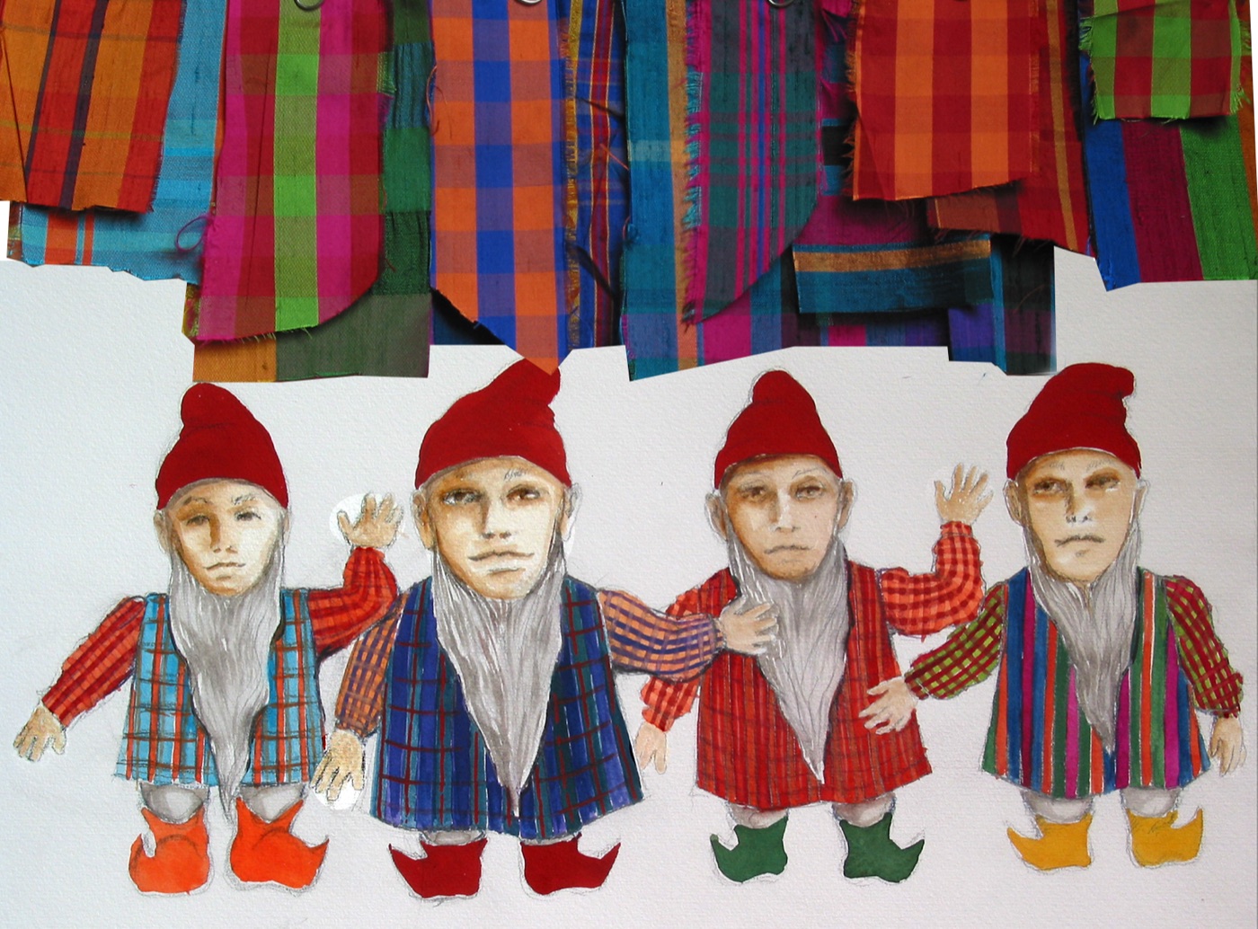 Snow White's dwarves, costume design, Once Upon a Forest
