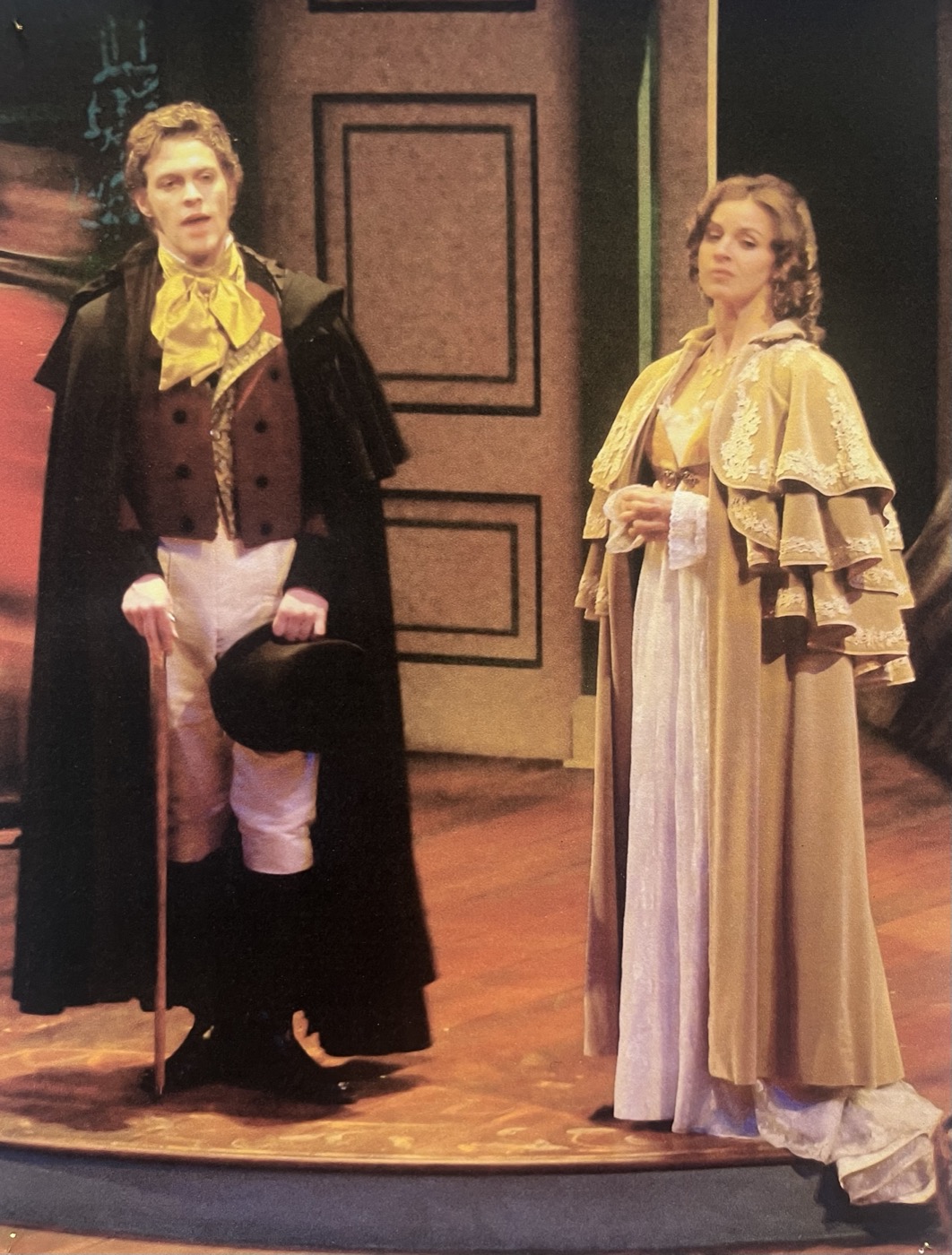 Darnley and Bingley's sister, costume rendering, Pride and Prejudice
