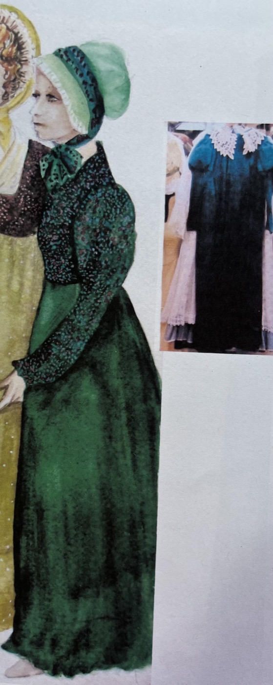 Darnley's sister, costume rendering, Pride and Prejudice