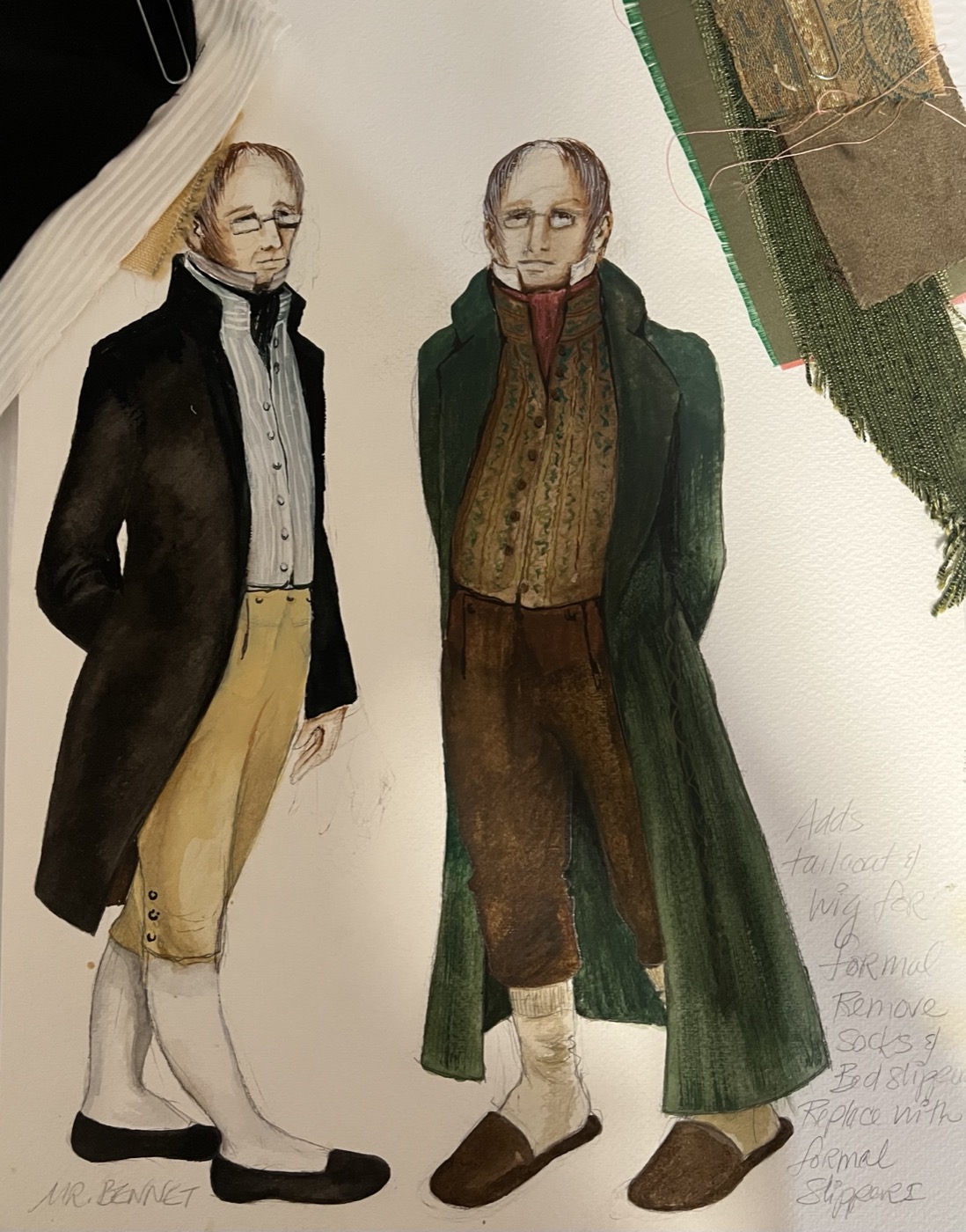 Costume rendering, Pride and Prejudice
