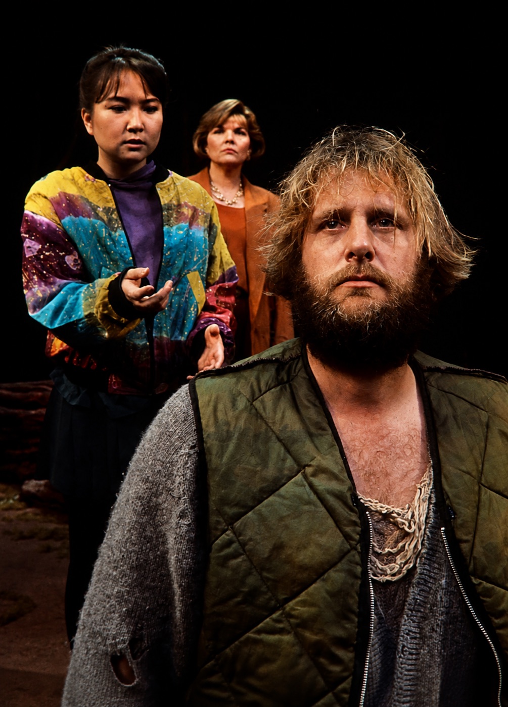 Geri, Geneva and Lyman Fellers, costume design, Redwood Curtain