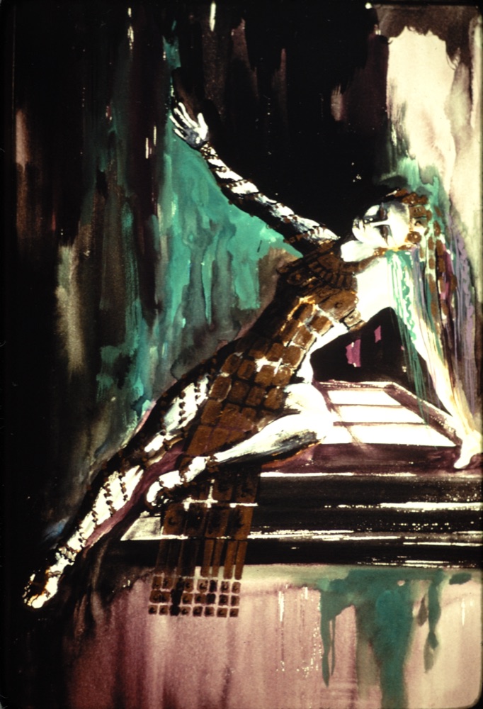 Costume sketch for Salome, by Laura Crow