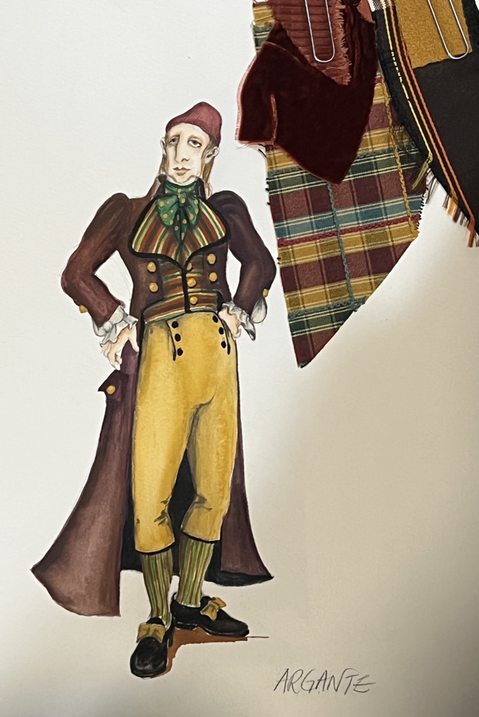 Argante, Jeff Steitzer, costume design for Scapin