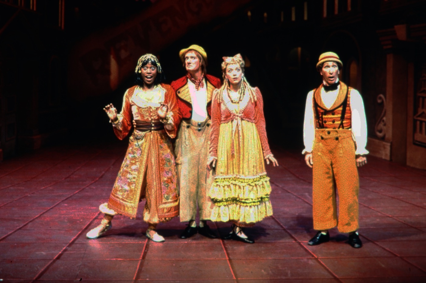 Cleopatra, Hyacinth and Sylvestre, costume design for Scapin