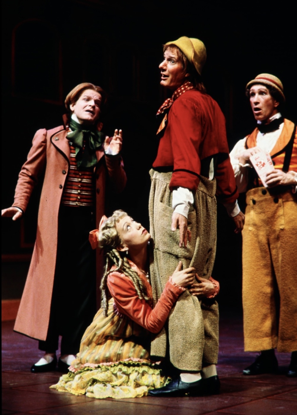 Octave, Hyacinth and Sylvestre, costume design for Scapin