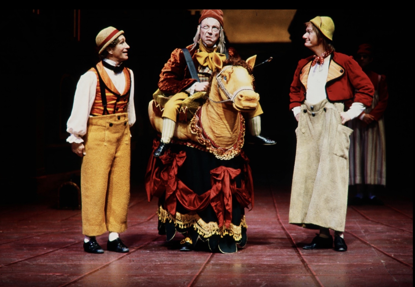 Sylvestre, Argante and Scapin, costume design for Scapin