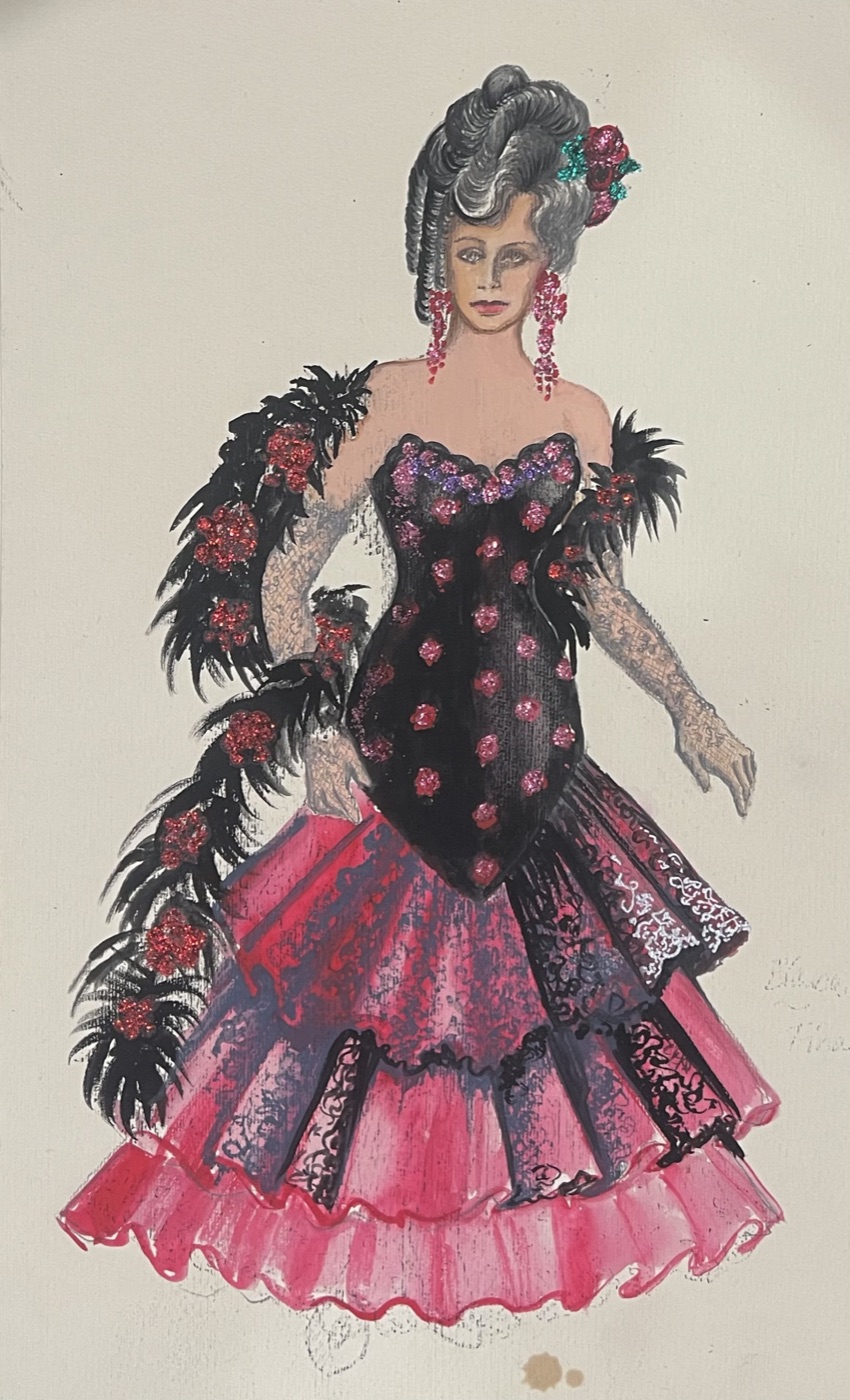 Blanca at the club, costume design, Sons of Don Juan
