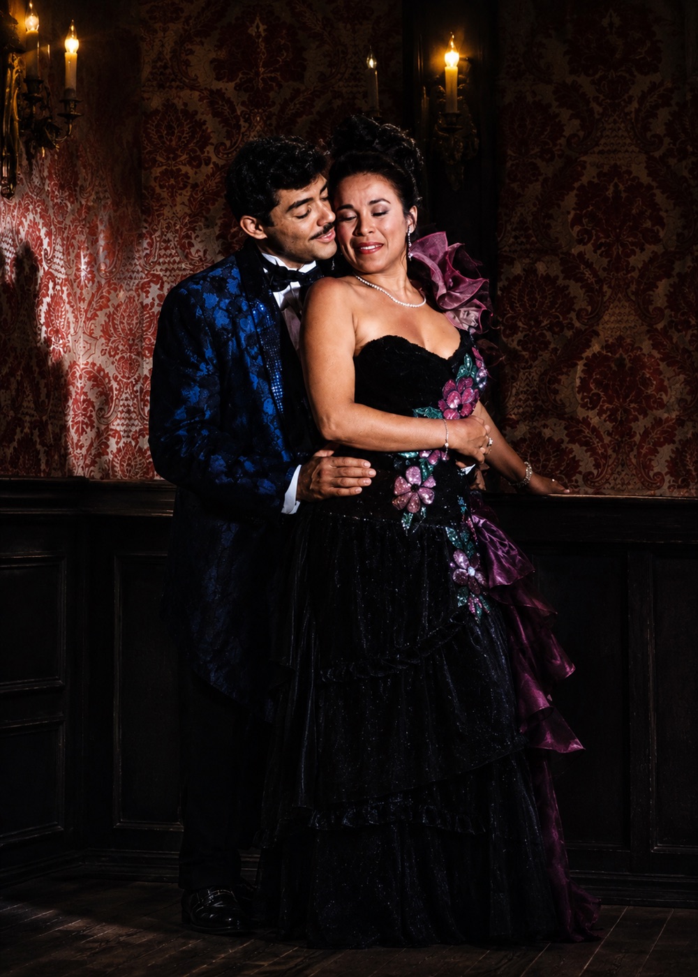 Guille and Blanca, big gown, costume design, Sons of Don Juan
