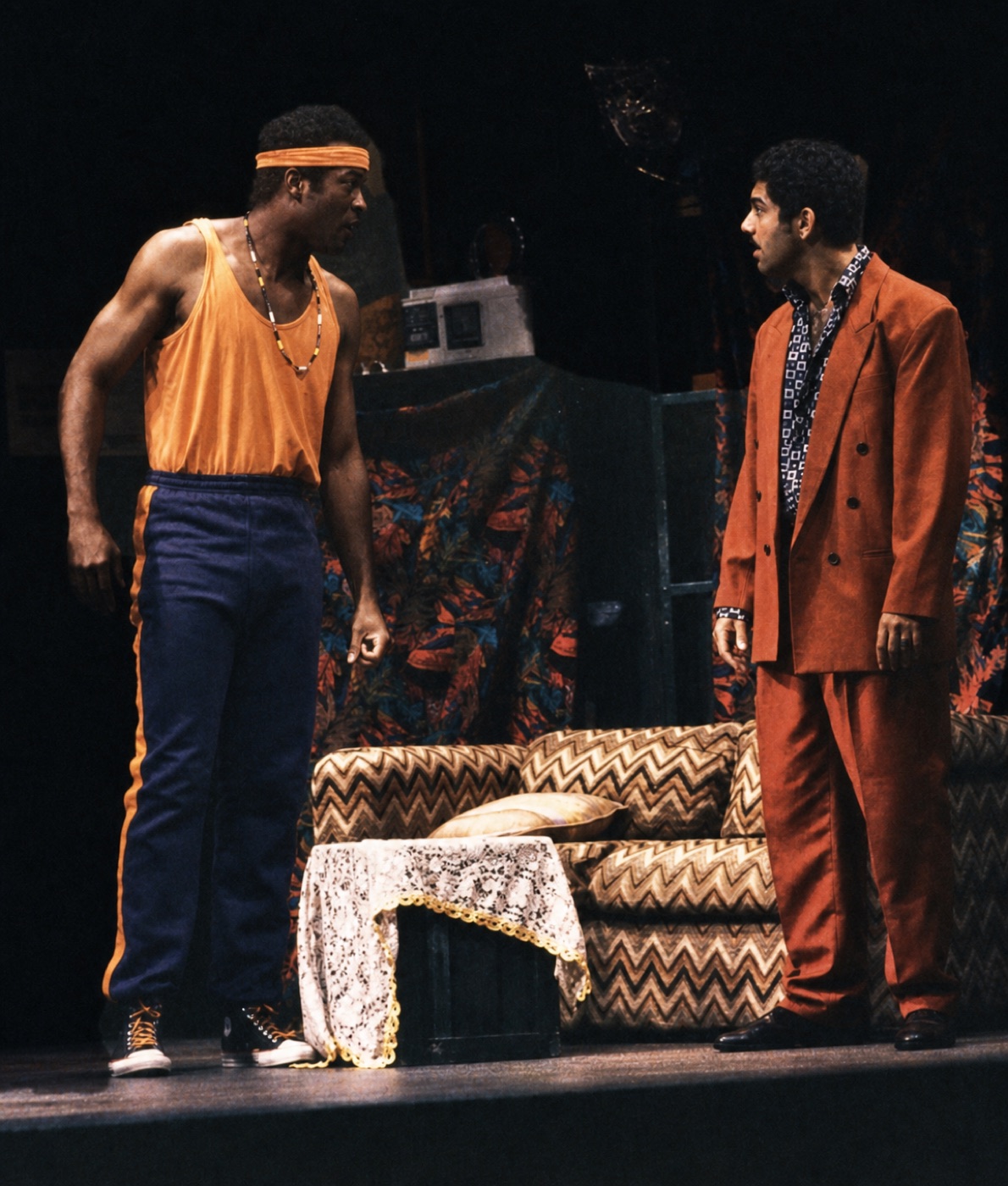 Guille as the druggie, costume design, Sons of Don Juan